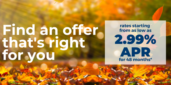 Offers Page - Fall Savings - Interest Rate Promo Offers Page
